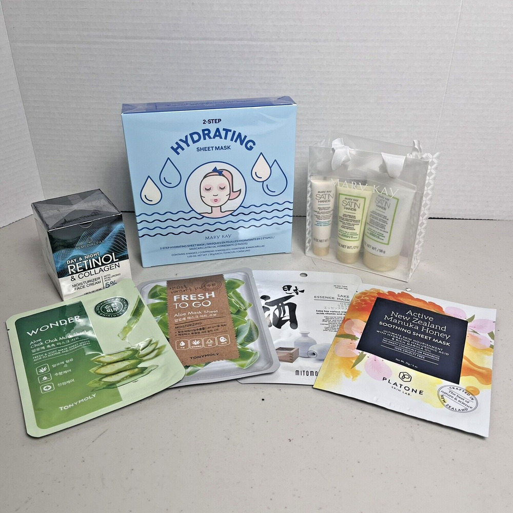 Mark Kay Face Mask & Hand Creams, Remedial Face Moisturizer Face Care Lot Bundle
